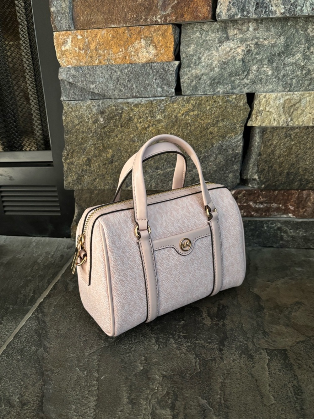 Michael Kors Small Logo Duffle Crossbody - Picture 6 of 13